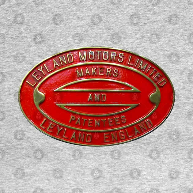 Vintage Leyland motors truck and bus maker plate by soitwouldseem